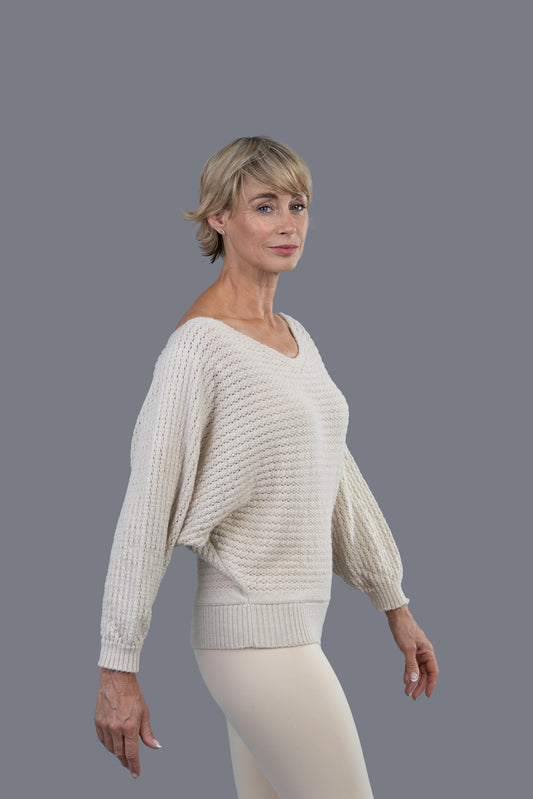 Alpaca Jumper - The Batwing Slouch - Light